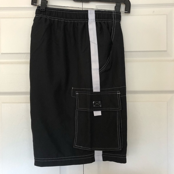 NWT Men’s Black Swim Trunks - Picture 4 of 6